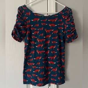Anthropologie Postmark Fox Top